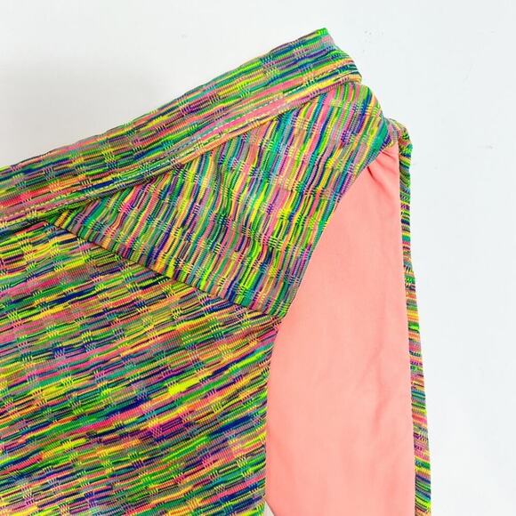 ISABELLA ROSE MAUI HIGH WAIST CUT OUT BACK BIKINI MULTICOLOR SWIM BOTTOM SMALL - Picture 8 of 9